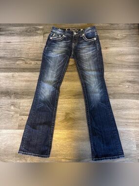 Women’s Dark Blue Bootcut Jeans - Classic Denim